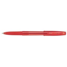 DŁUGOPIS KULKOWY ZE SKUWKĄ PILOT SUPER GRIP G BPS-GG-F-R CZERWONY 0.7