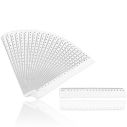 LINIJKA PLASTIKOWA D.RECT 20cm 24szt