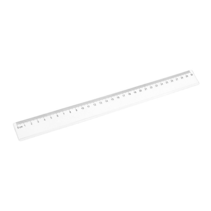 LINIJKA PLASTIKOWA D.RECT 30cm 24szt