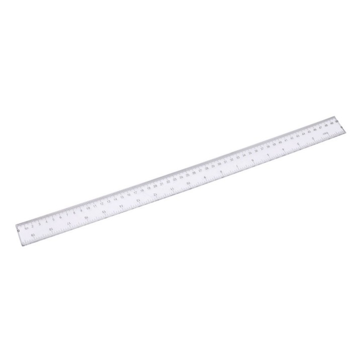 LINIJKA PLASTIKOWA D.RECT 50cm 15szt