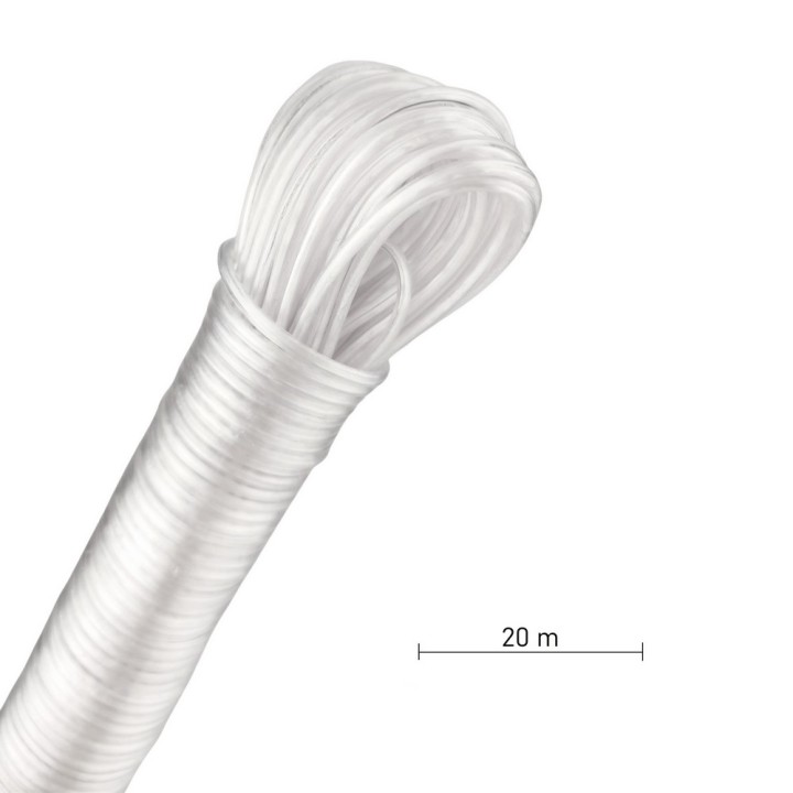 LINKA NA BIELIZNĘ IH POWLEKANA 20m CRISTAL MIX KOLOR