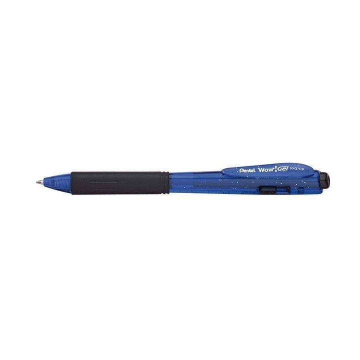 DŁUGOPIS ŻELOWY AUTOMATYCZNY PENTEL WOW K437CR-C NIEBIESKI 0.7