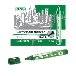 MARKER D.RECT 2160 SK PERM.ZIELONY 12szt