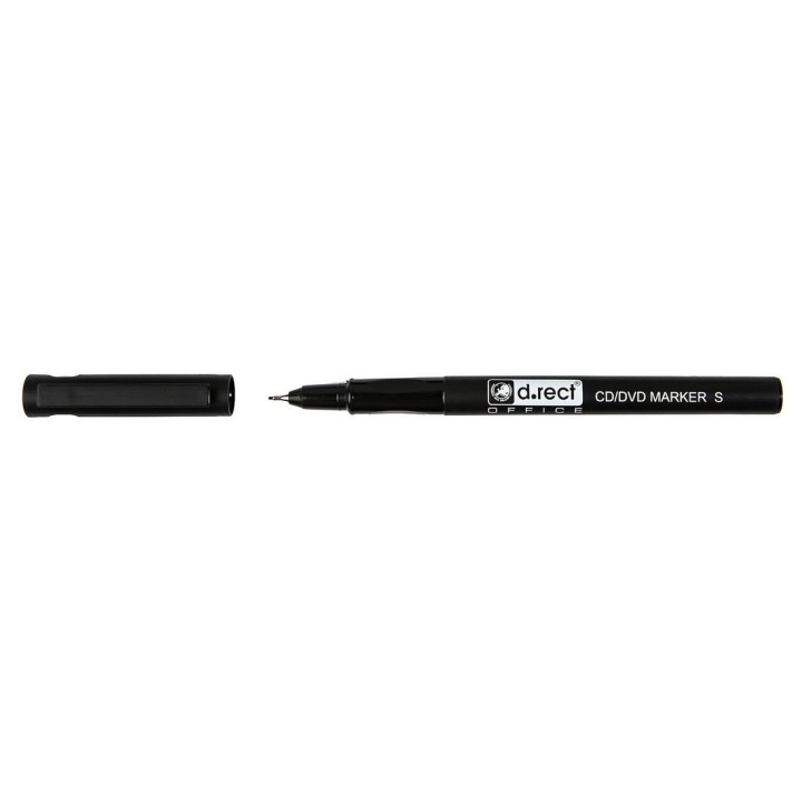 MARKER D.RECT CD 0.4-0.5 S CZARNY 12szt