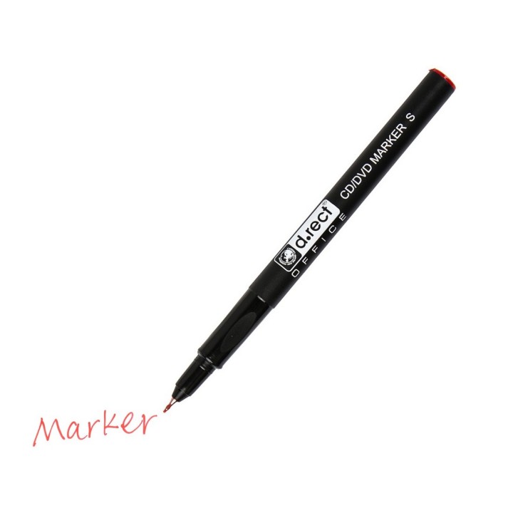 MARKER D.RECT CD 0.4-0.5 S CZERWONY 12szt