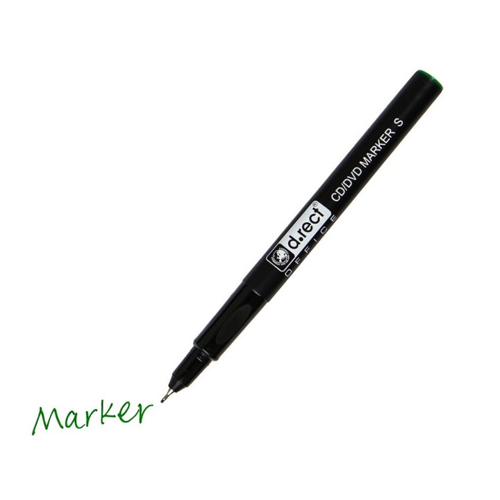 MARKER D.RECT CD 0.4-0.5 S ZIELONY 12szt