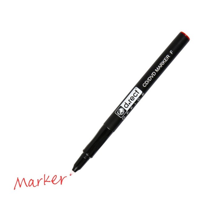 MARKER D.RECT CD 0.7 F CZERWONY 12szt