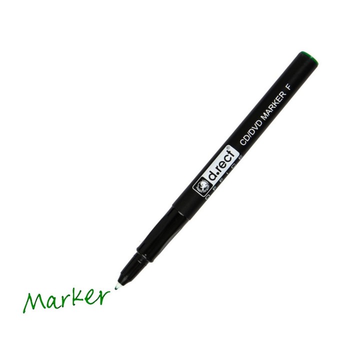 MARKER D.RECT CD 0.7 F ZIELONY 12szt