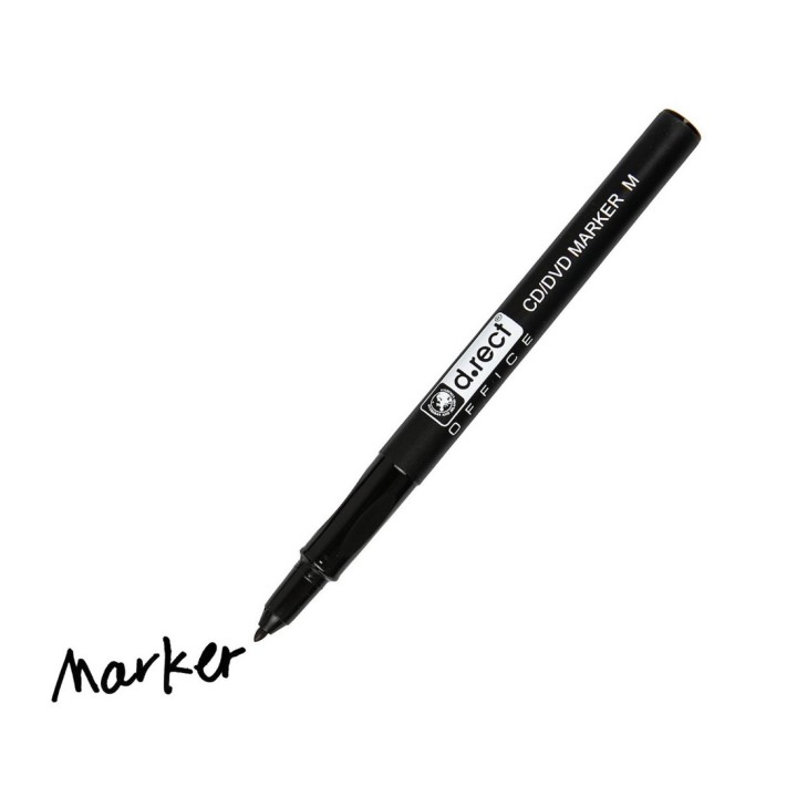 MARKER D.RECT CD 1.0 M CZARNY 12szt