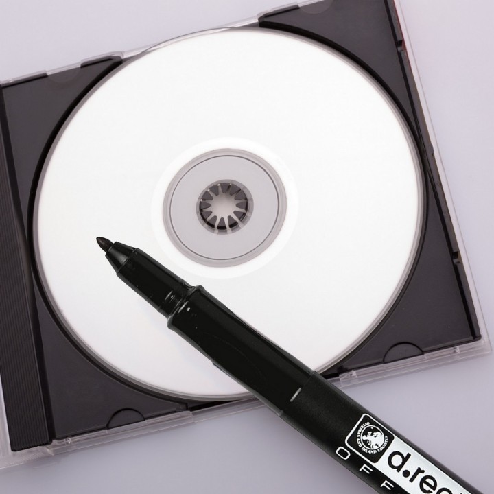 MARKER D.RECT CD 1.0 M CZERWONY 12szt