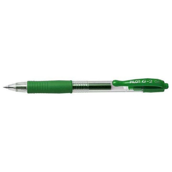 DŁUGOPIS ŻELOWY AUTOMATYCZNY PILOT G2 BL-G2-5-G ZIELONY 0.5