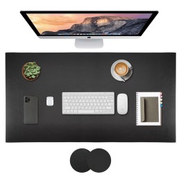 MATA SKÓRZANA SMART 800x400mm DWUSTRONNA CZARNA