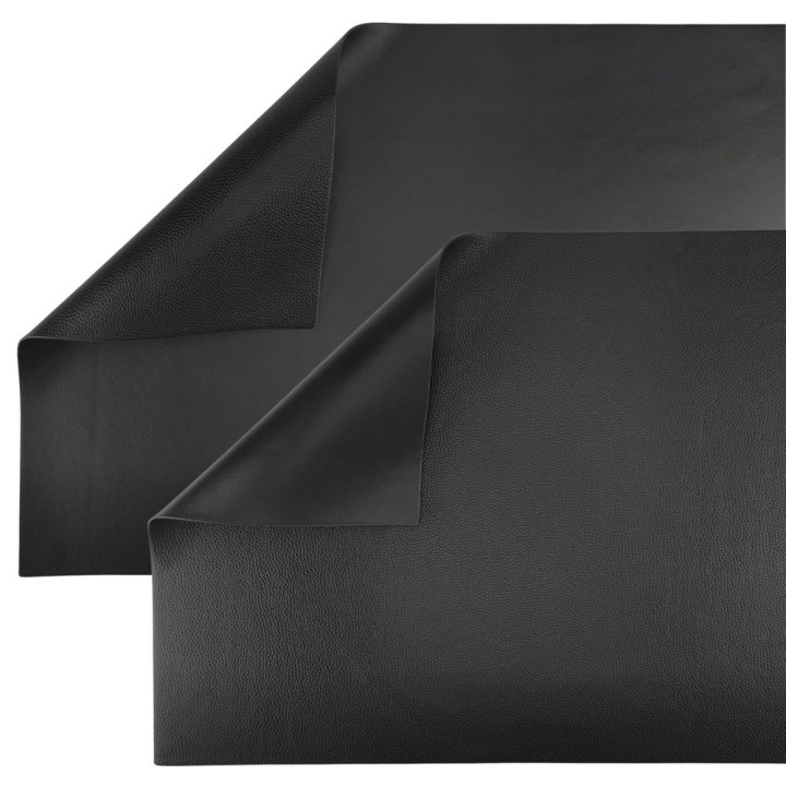 MATA SKÓRZANA SMART 800x400mm DWUSTRONNA CZARNA