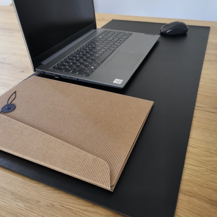 MATA SKÓRZANA SMART 800x400mm DWUSTRONNA CZARNA