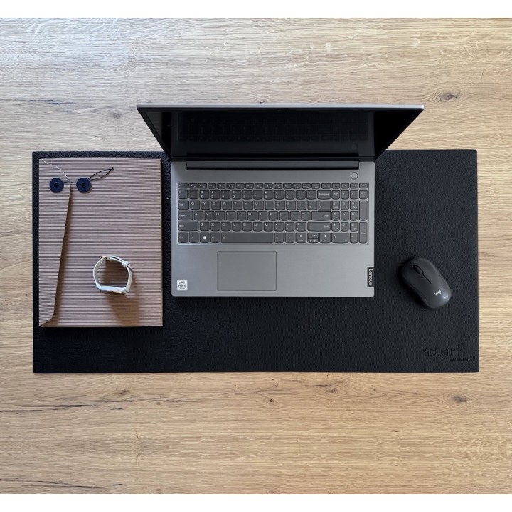 MATA SKÓRZANA SMART 800x400mm DWUSTRONNA CZARNA