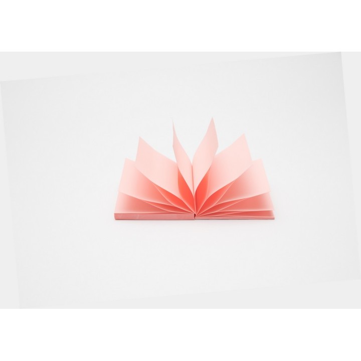 NOTES SAMOPRZYLEPNY D.RECT ZIG-ZAG 76x76mm RÓŻOWY