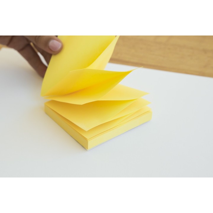 NOTES SAMOPRZYLEPNY D.RECT ZIG-ZAG 76x76mm ŻÓŁTY