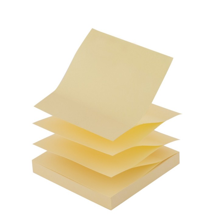 NOTES SAMOPRZYLEPNY D.RECT ZIG-ZAG 76x76mm ŻÓŁTY