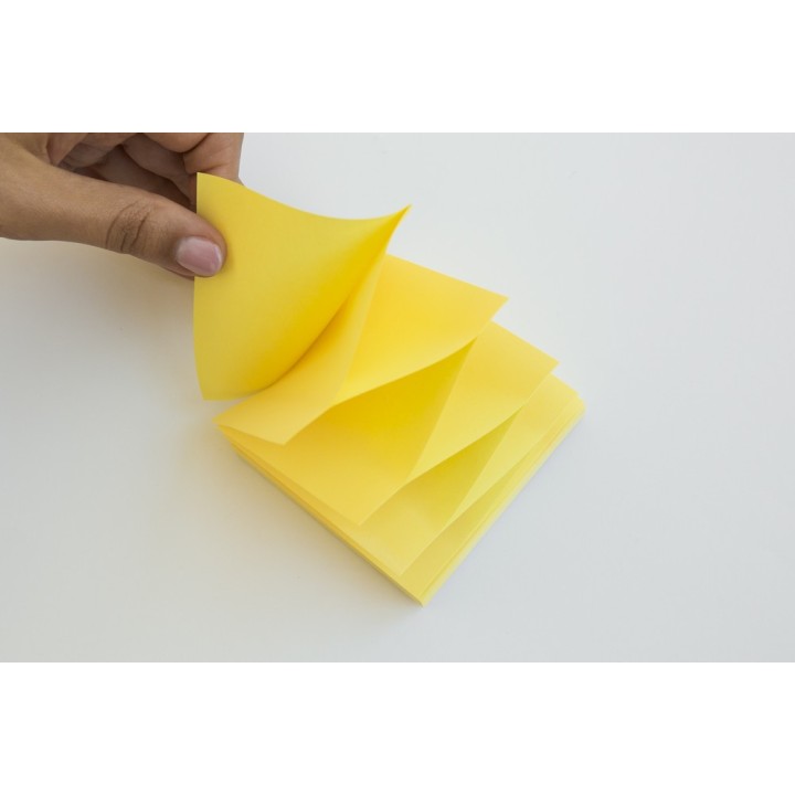 NOTES SAMOPRZYLEPNY D.RECT ZIG-ZAG 76x76mm ŻÓŁTY