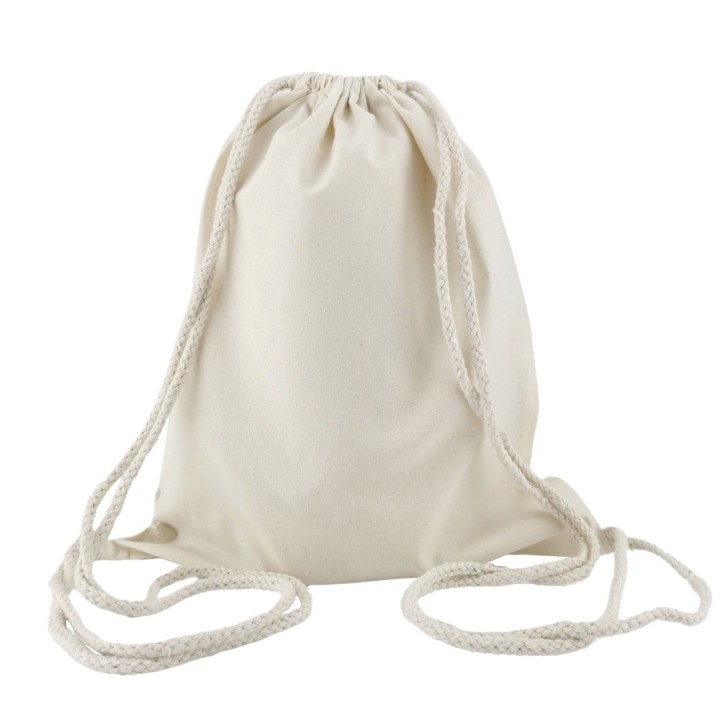 PLECAK BAWEŁNIANY IH 140g 360x440 NATURALNY