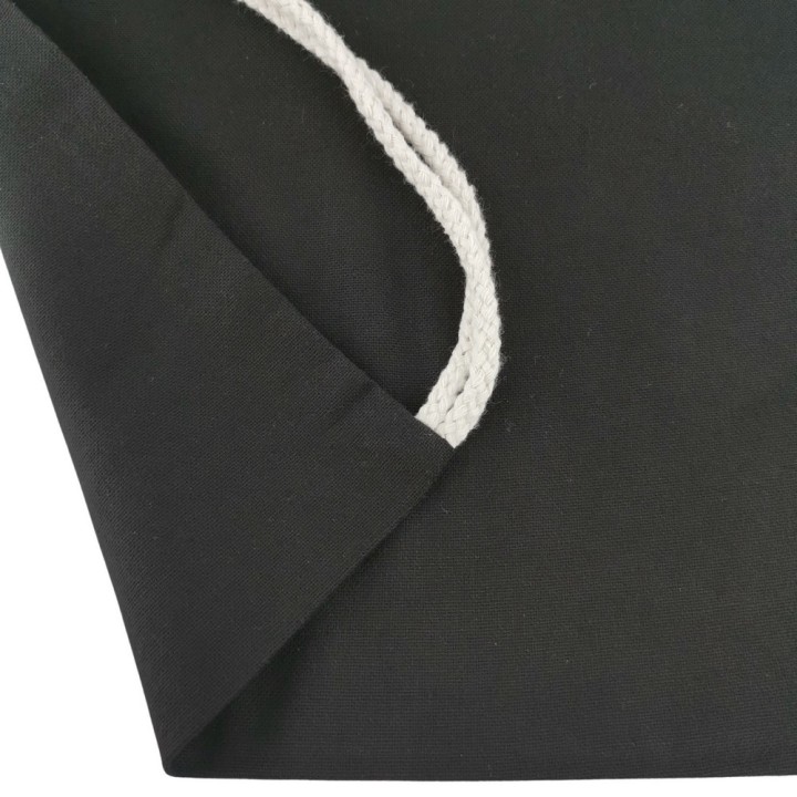 PLECAK BAWEŁNIANY IH 250g 360x440 CZARNY