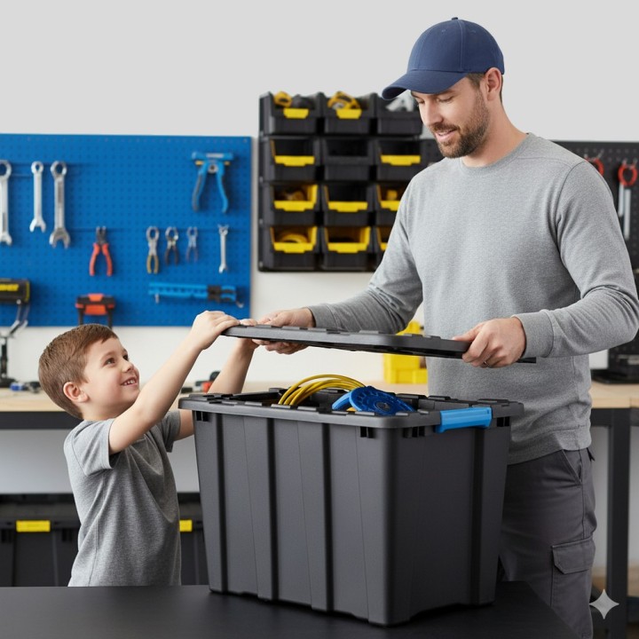 POJEMNIKI IH TECHBOX 55L HD SET 3
