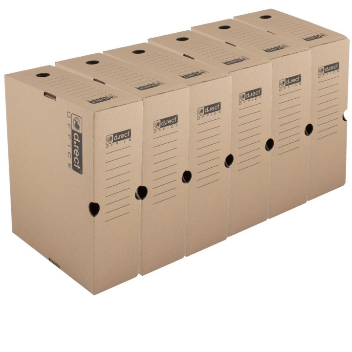 PUDŁO ARCHIWIZACYJNE ZESTAW ZIP D.RECT 1105 A4/105 mm 6PACK