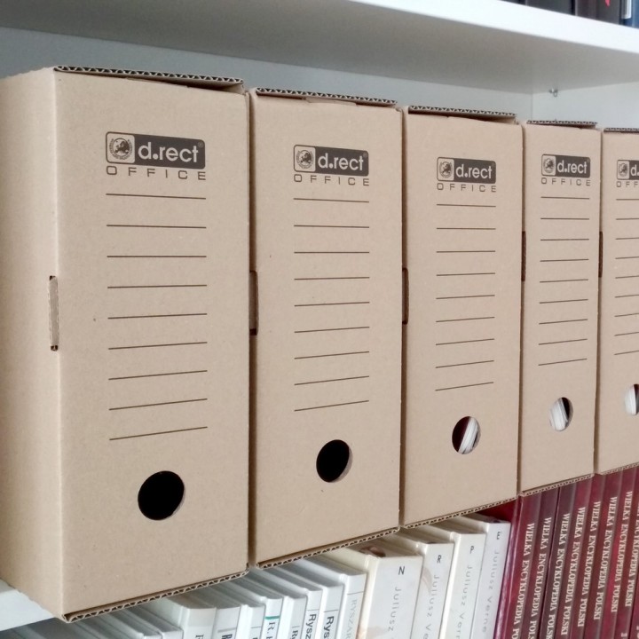 PUDŁO ARCHIWIZACYJNE ZESTAW ZIP D.RECT 1105 A4/105 mm 6PACK