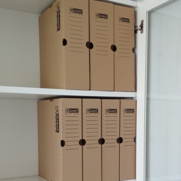 PUDŁO ARCHIWIZACYJNE ZESTAW ZIP D.RECT 1110 MAXI SEGR./100 mm 6PACK