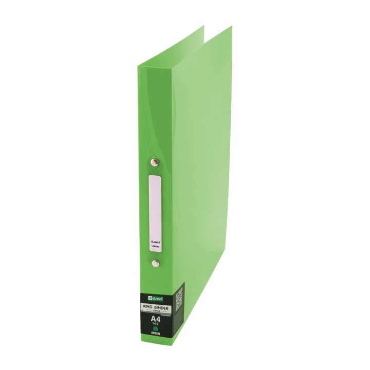 SEGREGATOR D.RECT 2200 2-RINGOWY PP TRANSPARENTNY ZIELONY