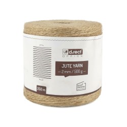 SZNUREK JUTOWY 2mm 250m NA SZPULI 500g