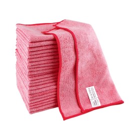 ŚCIERECZKI Z MIKROFIBRY IH 30x30cm 24szt CZERWONA PIZZA BOX