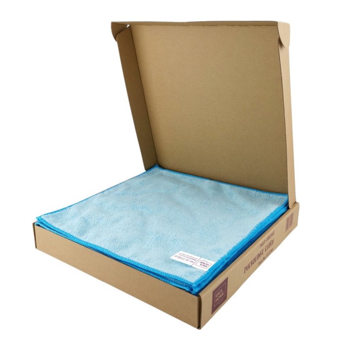 ŚCIERECZKI Z MIKROFIBRY IH 30x30cm 24szt NIEBIESKA PIZZA BOX