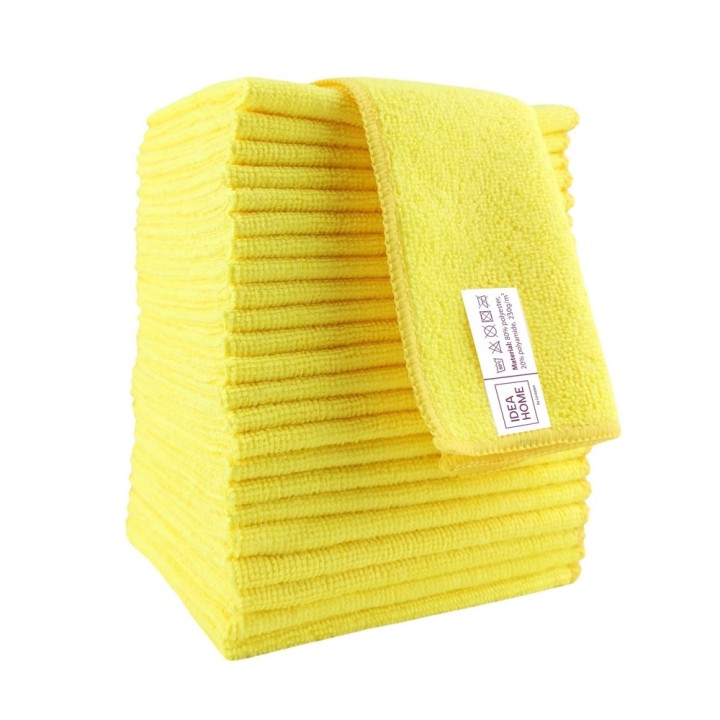 ŚCIERECZKI Z MIKROFIBRY IH 30x30cm 24szt ŻÓŁTA PIZZA BOX