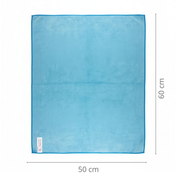 ŚCIERKI Z MIKROFIBRY IH DO PODŁÓG 50x60cm NIEBIESKIE 8szt