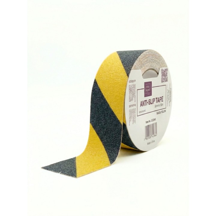 TAŚMA ANTYPOŚLIZGOWA IH 50mm x 10m ANTYPOŚLIZGOWA CZARNO/ŻÓŁTA