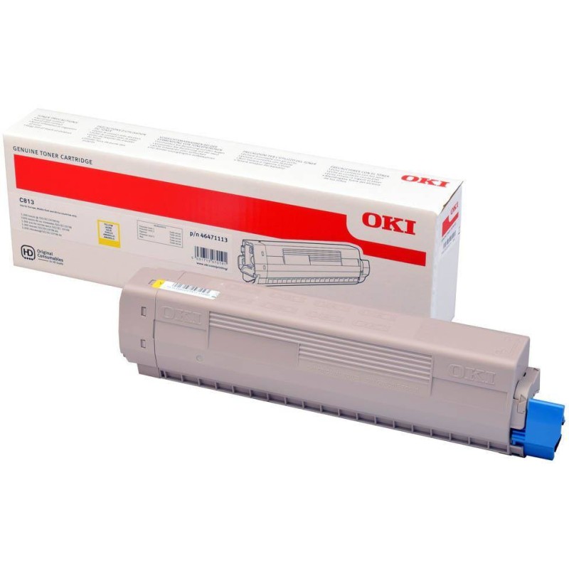 Toner oryginalny OKI C813-TY 46471113 Yellow 5000 stron