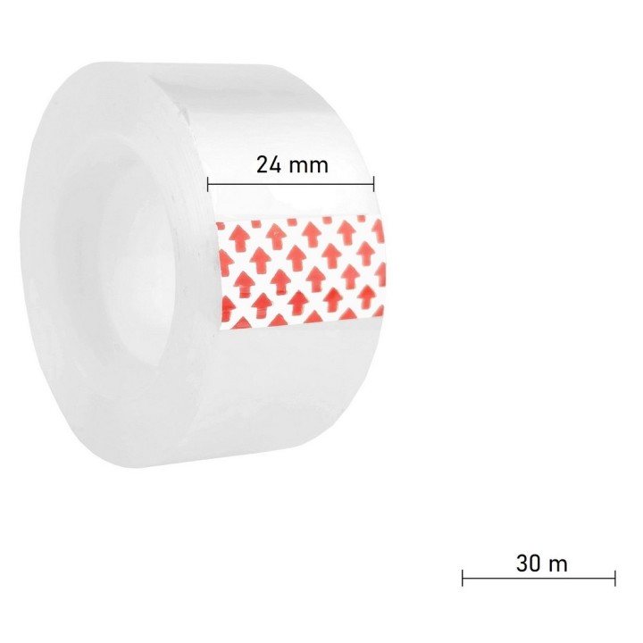 TAŚMA BIUROWA D.RECT 40mic 24mm x 30m 6szt