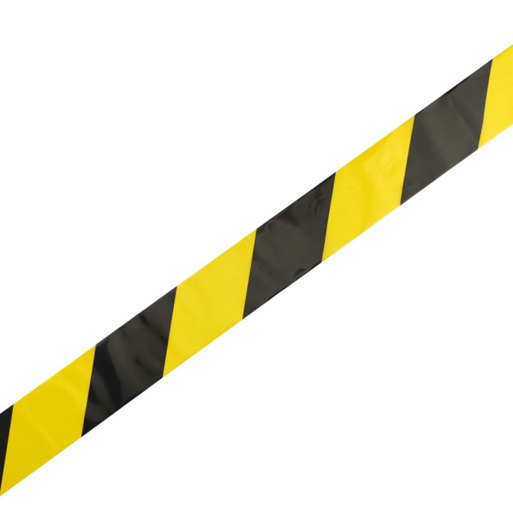 TAŚMA OSTRZEGAWCZA IH 48mm x 50m NIEKLEJĄCA ŻÓŁTO/CZARNA