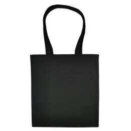 TORBA BAWEŁNIANA 220g 380x420 Z USZAMI BEZ NADRUKU 5szt CZARNY
