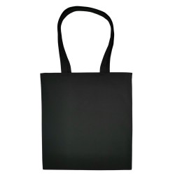 TORBA BAWEŁNIANA 220g 380x420 Z USZAMI BEZ NADRUKU 5szt CZARNY