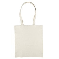 TORBA BAWEŁNIANA 220g 380x420 Z USZAMI BEZ NADRUKU 5szt NATURALNY