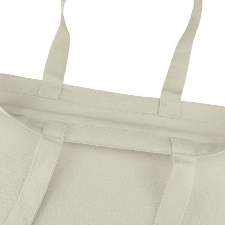 TORBA BAWEŁNIANA 220g 380x420 Z USZAMI BEZ NADRUKU 5szt NATURALNY