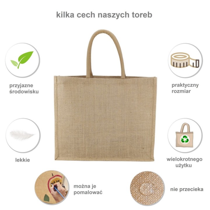 TORBA JUTOWA IH EKO LAMINOWANA
