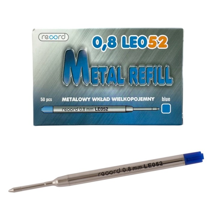 WKŁAD LE 052 NIEBIESKI 0.8mm 50szt