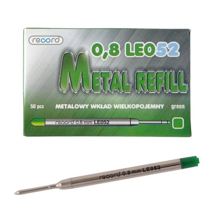 WKŁAD LE 052 ZIELONY 0.8mm 50szt