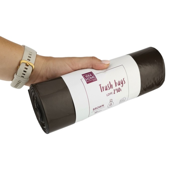 WORKI IH LDPE 240L BRĄZOWY 10szt