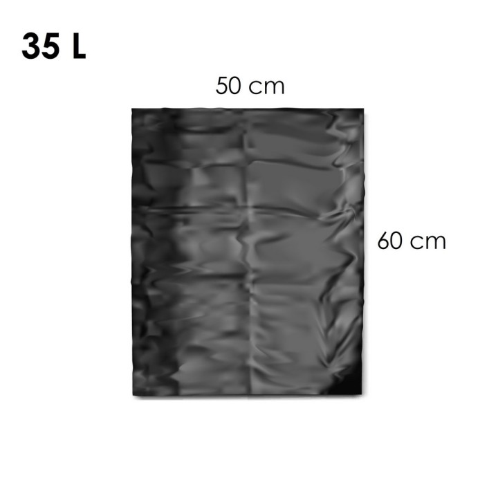 WORKI IH LDPE 35L CZARNY 50szt