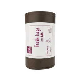 WORKI IH LDPE 60L BRĄZOWY 50szt