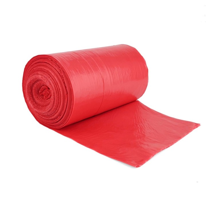WORKI IH LDPE 60L CZERWONE 50szt